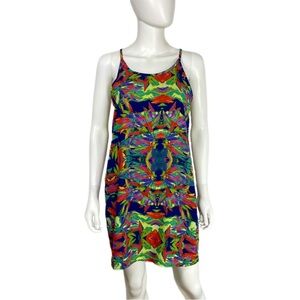 Cotton On Bright Bird of Paradise Floral Strappy Shift Dress